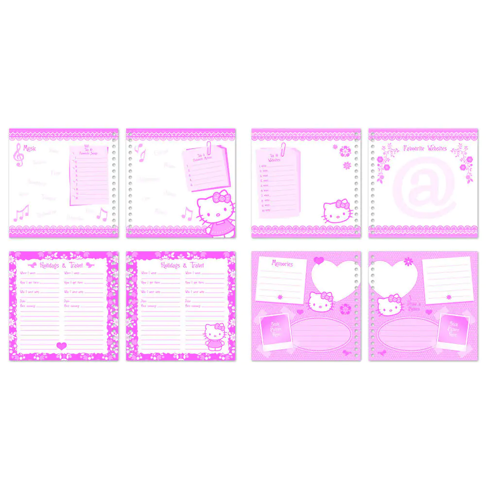 Folksy Hello Kitty barátság füzet termékfotó