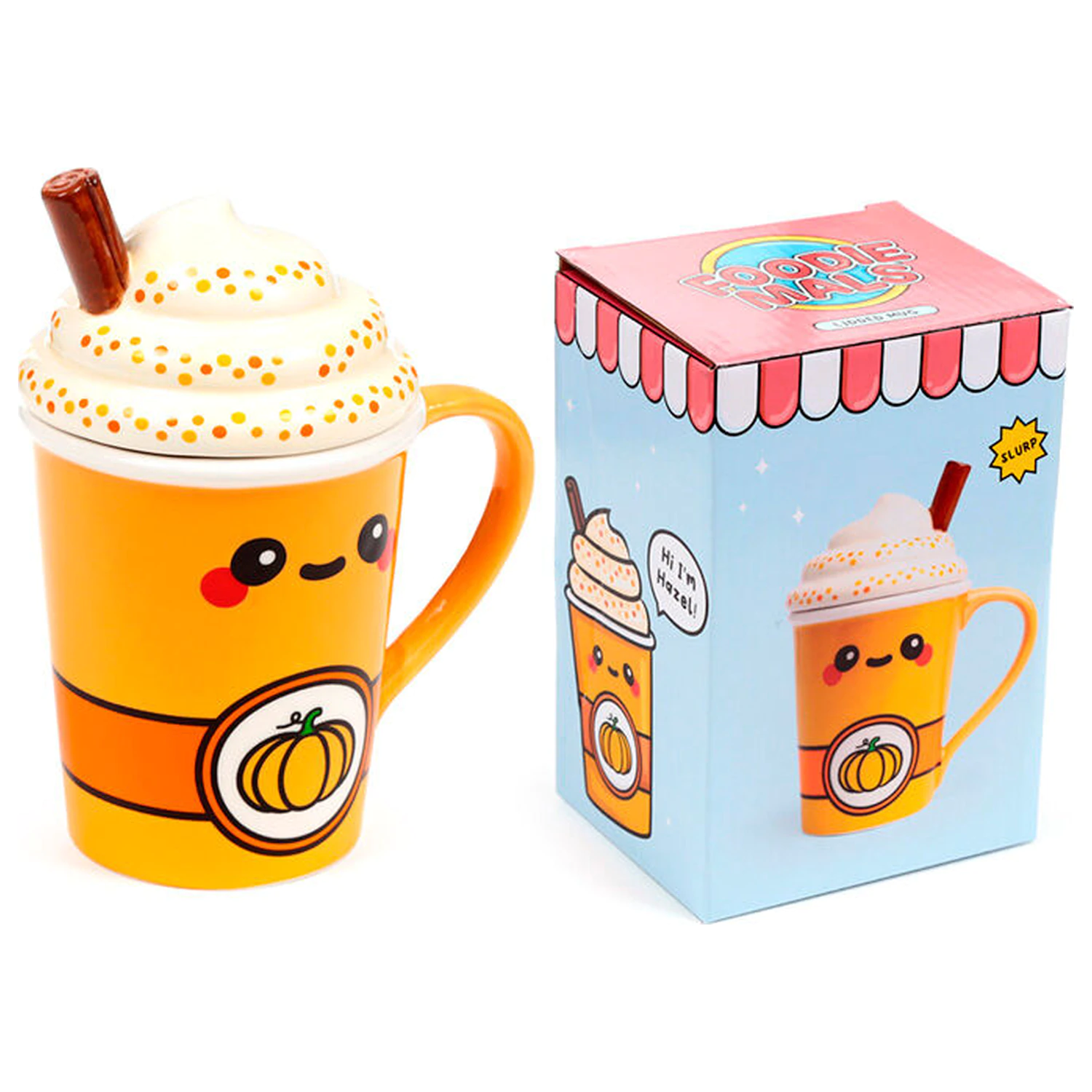 Foodiemals Latte pumpkin bögre fedéllel 325ml termékfotó
