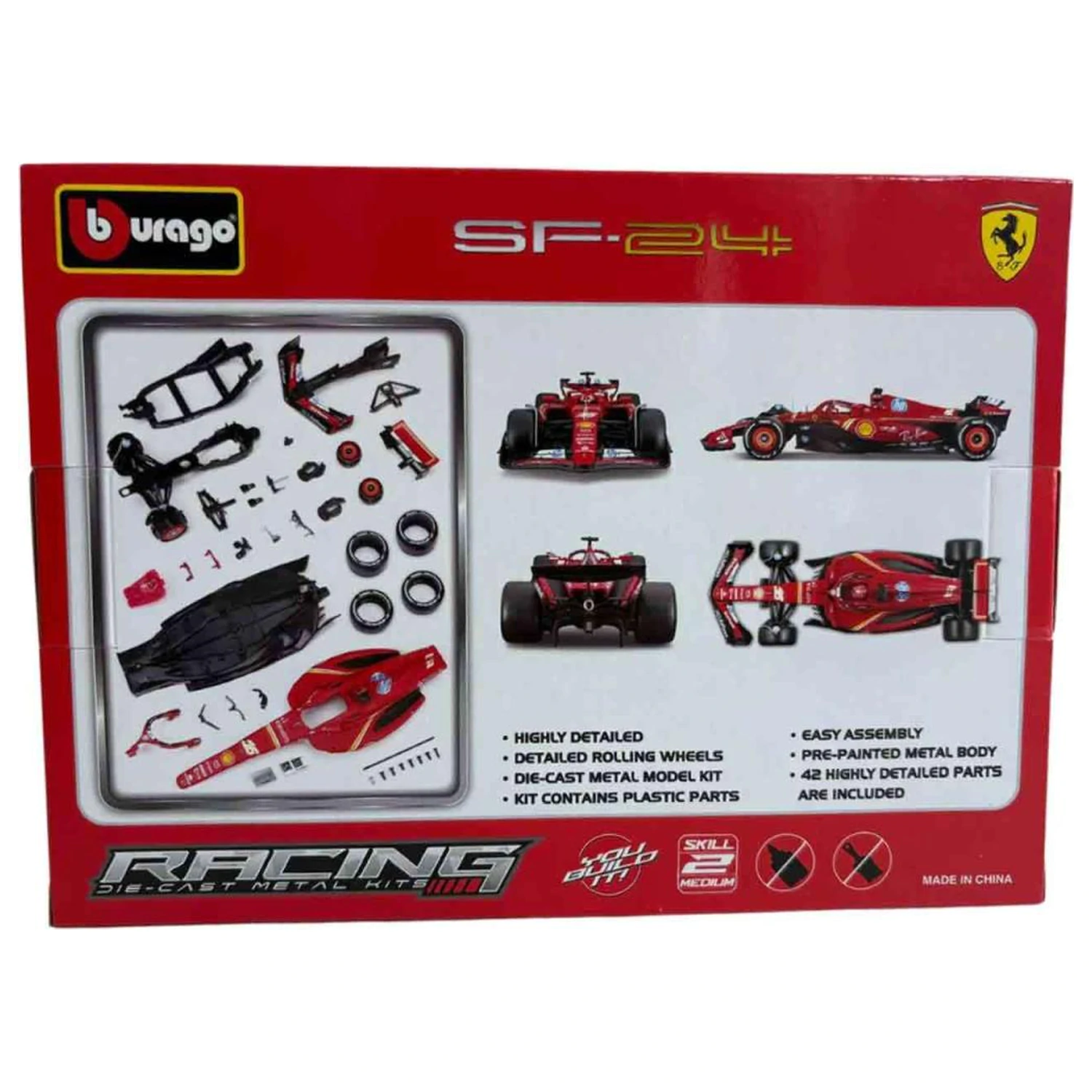 Formula 1 F1 Ferrari SF-24 N.16 Charles Leclerc modell készlet 1/24 termékfotó