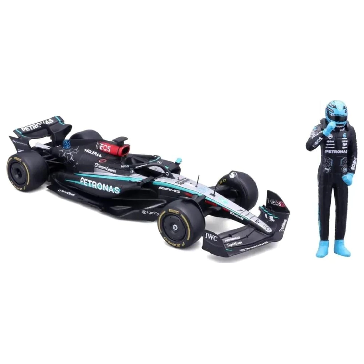 Formula 1 F1 Mercedes W15 E Perf. 2023 Russell Die-cast Model 1/24 termékfotó