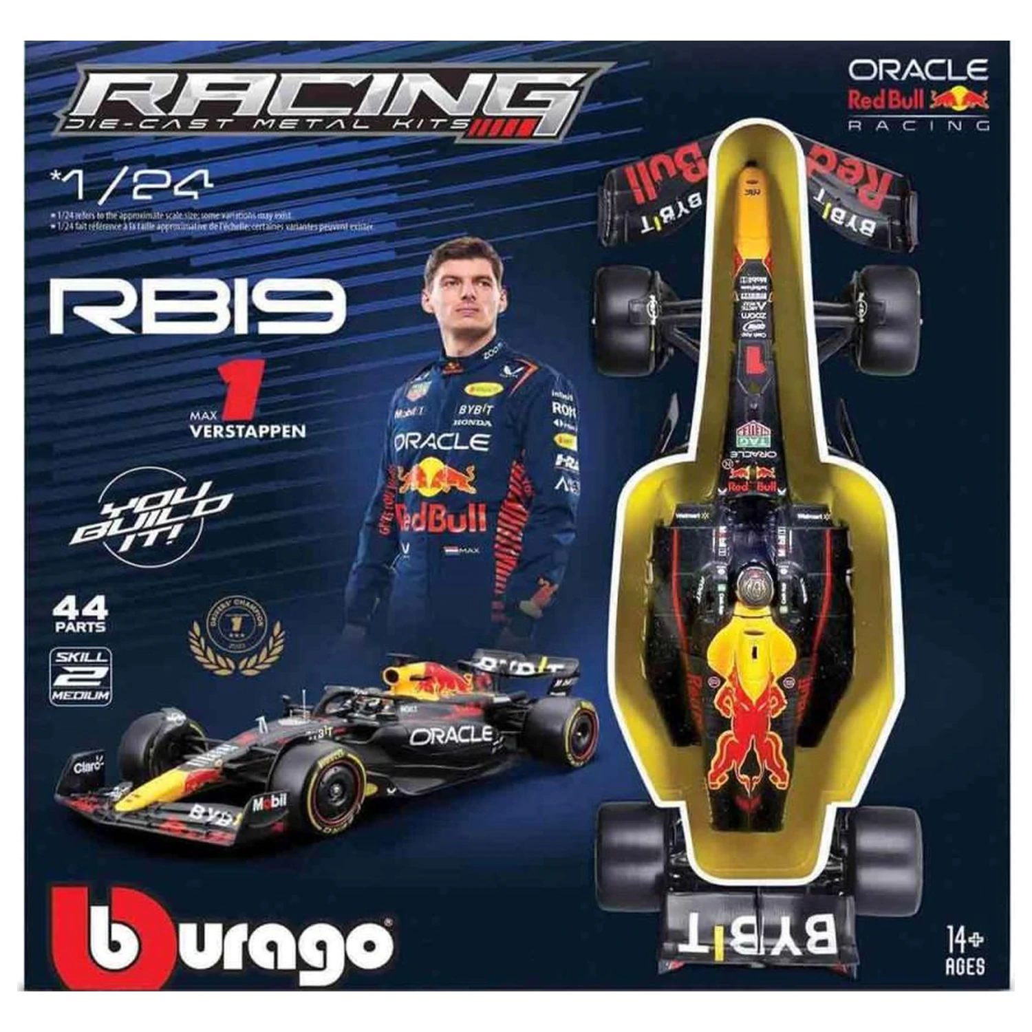 Formula 1 F1 Red Bull RB19 Max Verstappen modell készlet 1:24 termékfotó