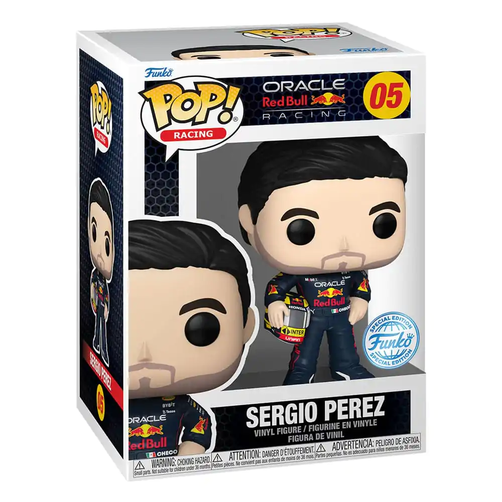 Formula 1 Funko POP! Racing Vinyl figura Sergio Perez w/helmet Exkluzív Edition 9 cm termékfotó