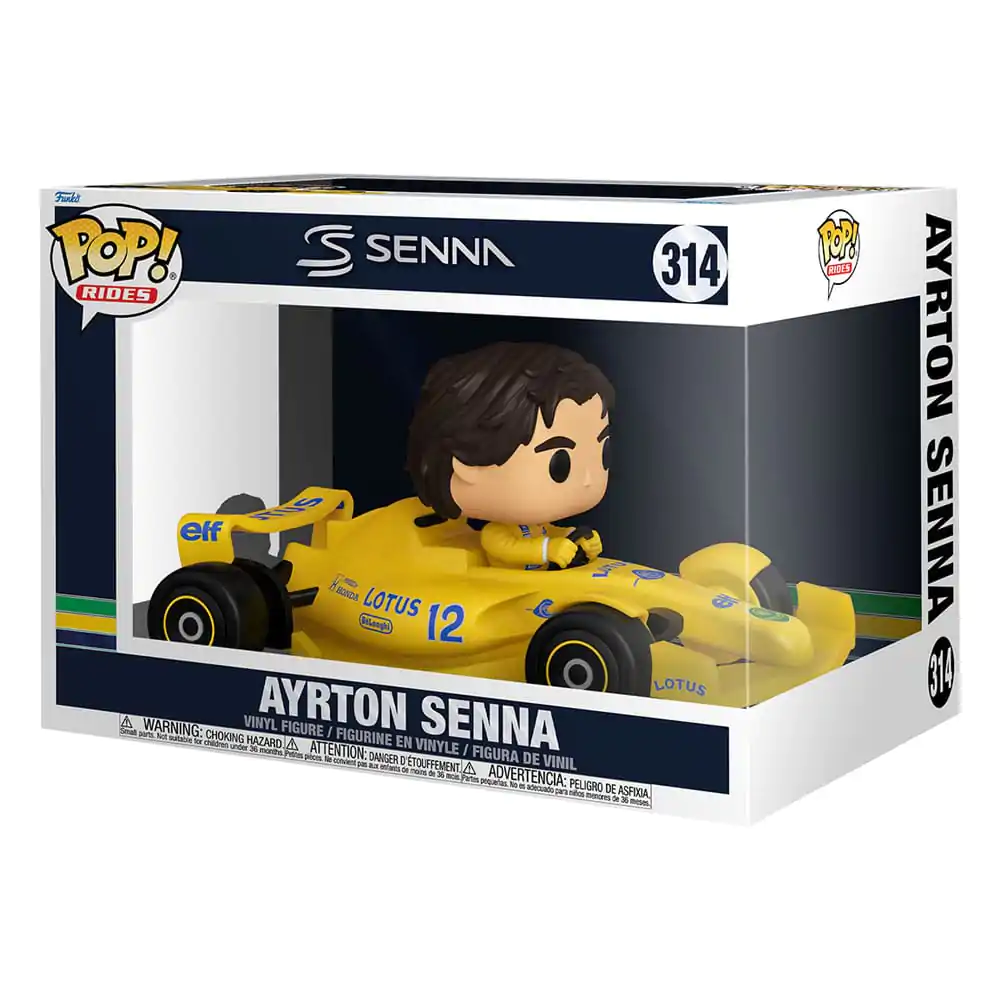 Formula 1 Funko POP! Rides Deluxe Vinyl figura Lotus - Ayrton Senna 9 cm [SÉRÜLT CSOMAGOLÁS] termékfotó