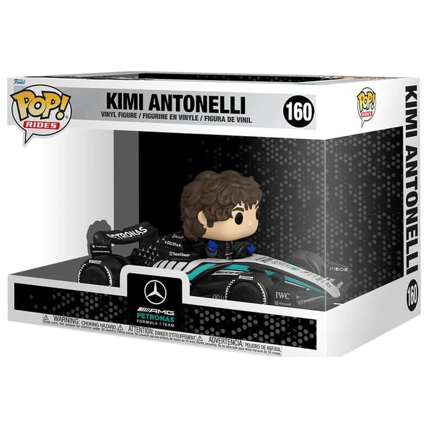 Formula 1 Funko POP! Rides Super Deluxe Vinyl figura Mercedes Benz - KIMI 15 cm termékfotó
