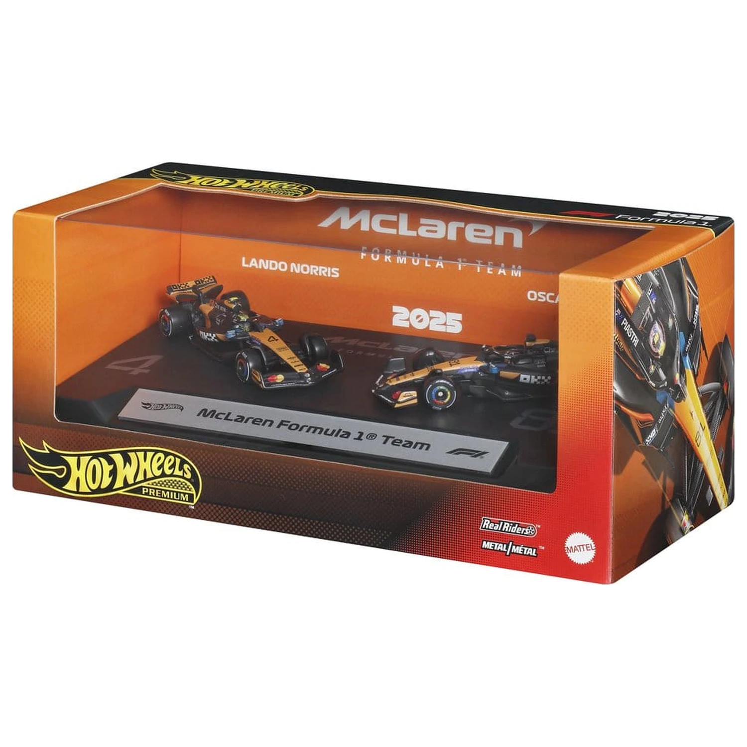 Formula 1 Hot Wheels Die-Cast 1:64 Team McLaren 2 db-os jármű csomag termékfotó