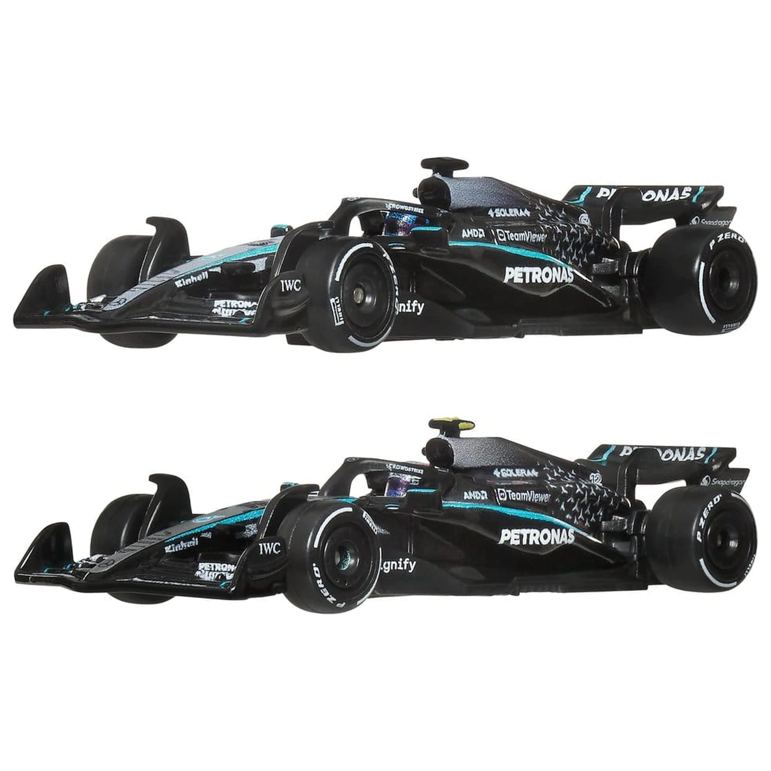 Formula 1 Hot Wheels Die-Cast 1:64 Team Mercedes-AMG PETRONAS 2 db-os jármű csomag termékfotó