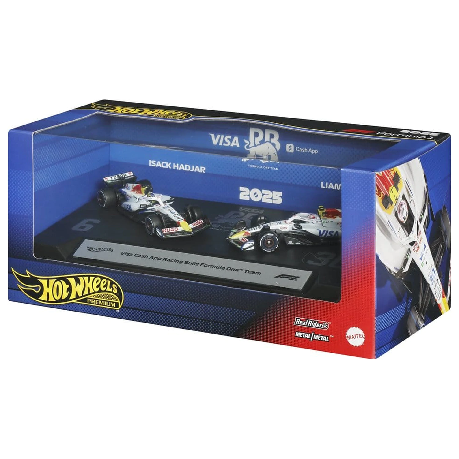 Formula 1 Hot Wheels Die-Cast 1:64 Team Visa Cash App Racing Bulls 2 db-os jármű csomag termékfotó