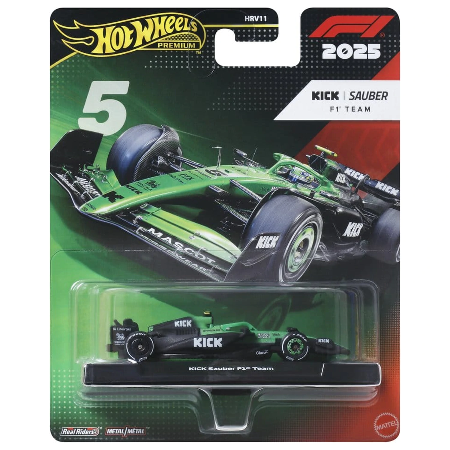 Formula 1 Hot Wheels Die-Cast jármű 1:64 Team Sauber: Driver 2 termékfotó