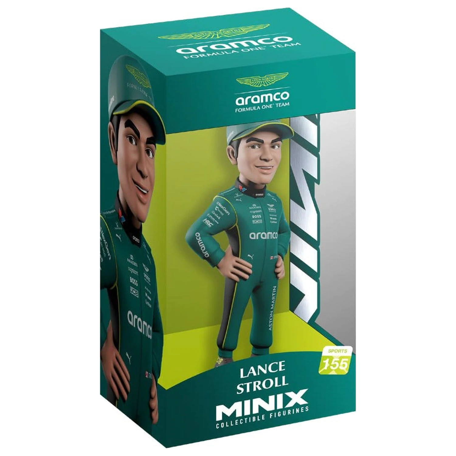 Formula 1 Minix figura Lance Stroll (Aston Martin) 12 cm termékfotó