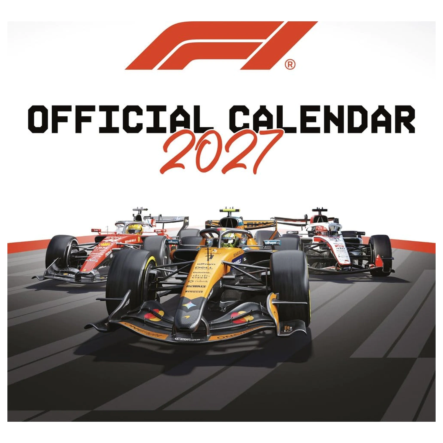 Formula 1 naptár 2027 30 x 30 cm termékfotó