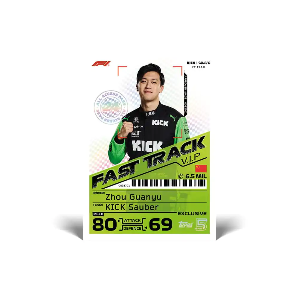Formula 1 Turbo Attax TCG 2024 F1 német nyelvű kártyacsomag fém tartóban termékfotó