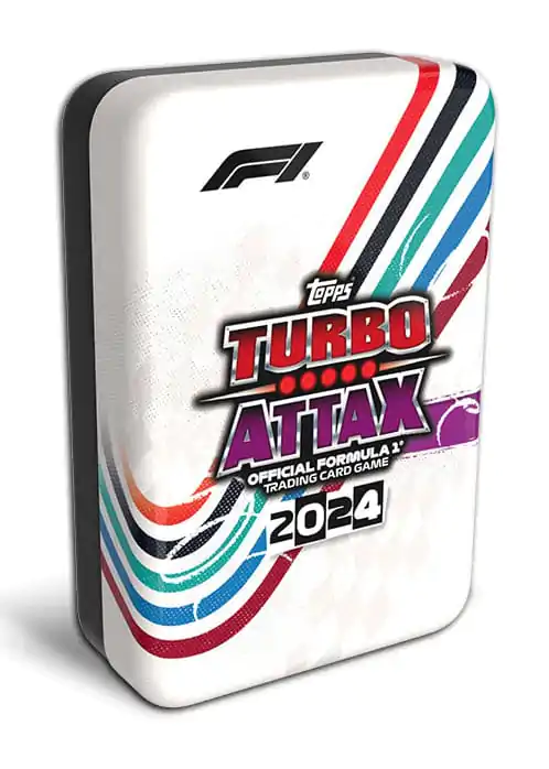 Formula 1 Turbo Attax TCG 2024 F1 német nyelvű kártyacsomag fém tartóban termékfotó