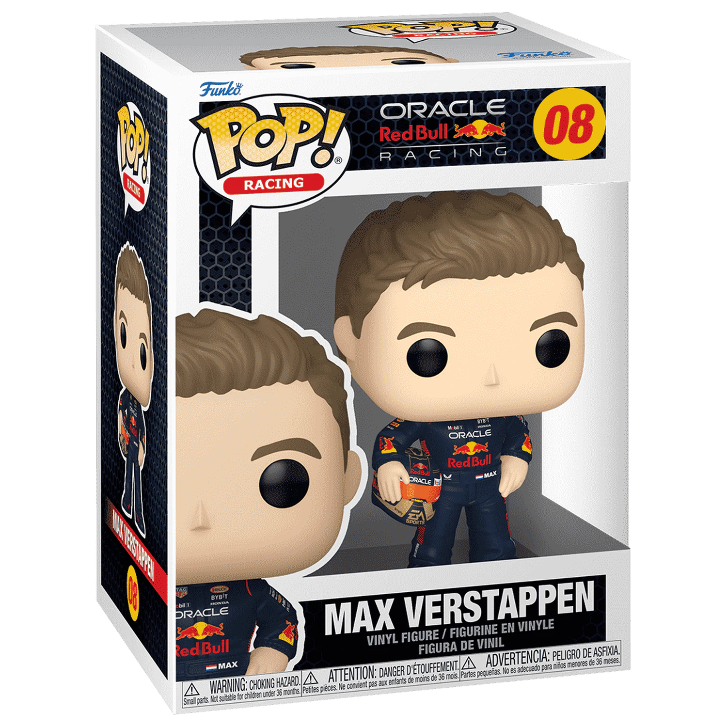 Formular 1 Funko POP! Racing Vinyl figura Verstappen w/Helm 9 cm termékfotó
