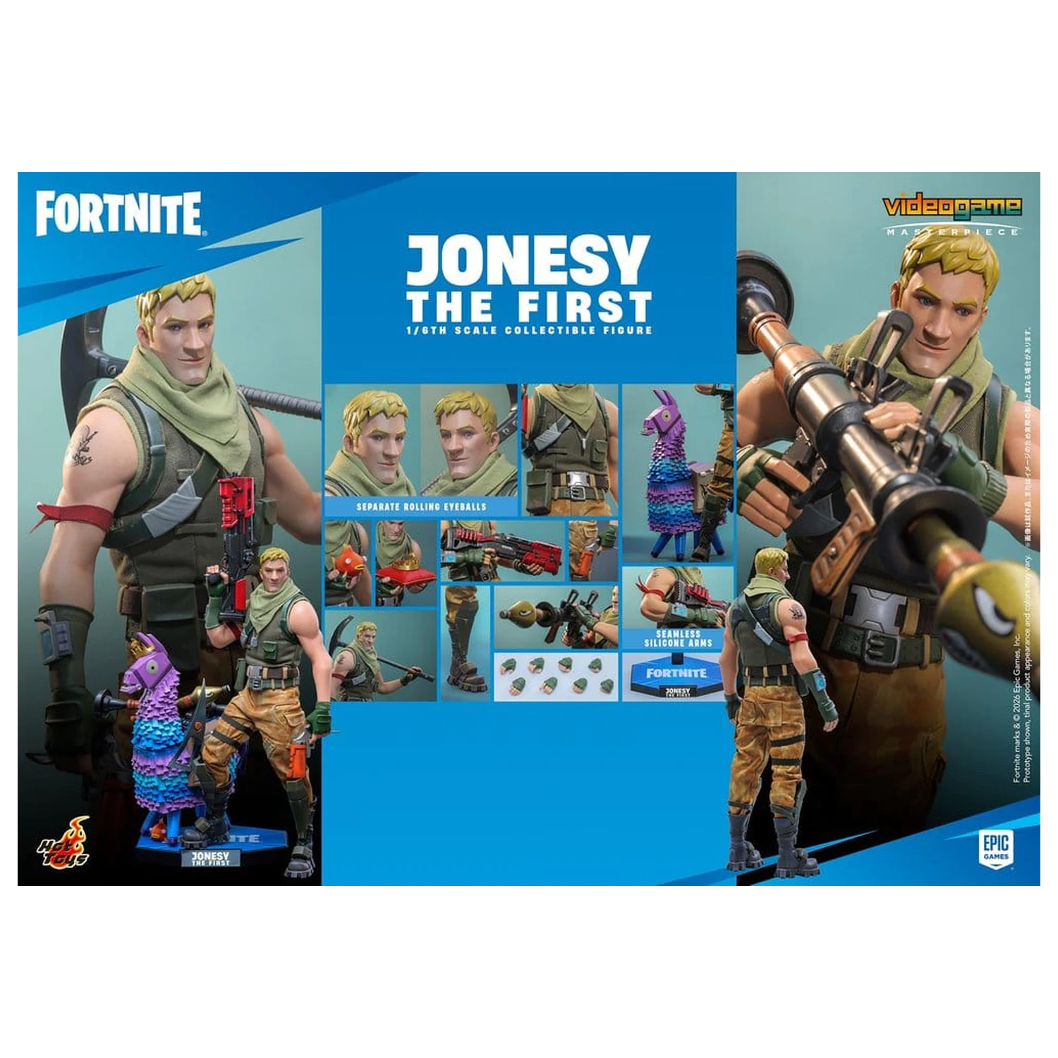Fortnite akciófigura 1/6 Jonesy The First 32 cm termékfotó