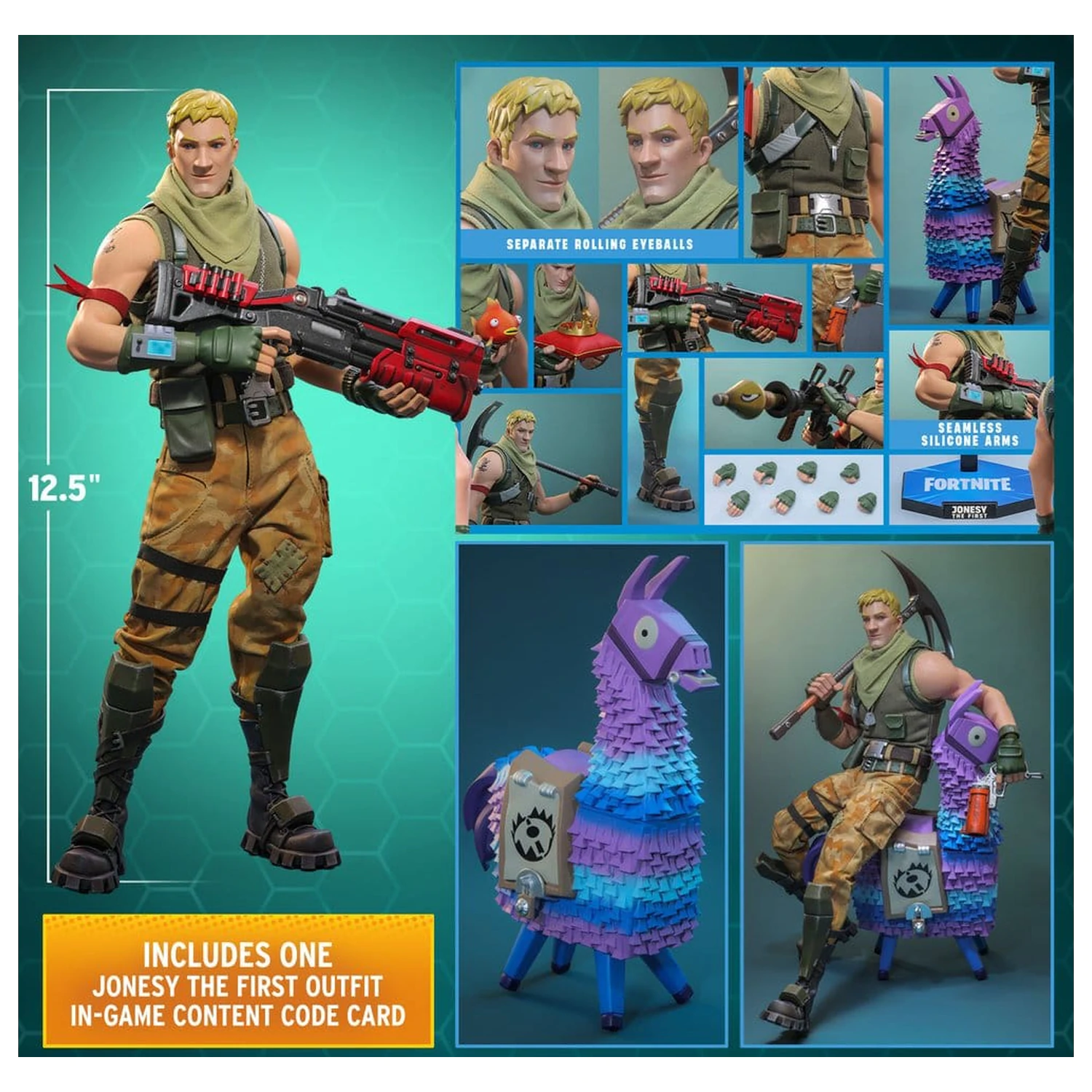 Fortnite akciófigura 1/6 Jonesy The First 32 cm termékfotó