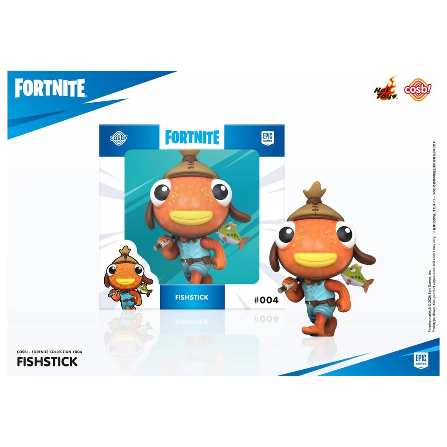 Fortnite Cosbi Mini figura Fishstick 8 cm termékfotó