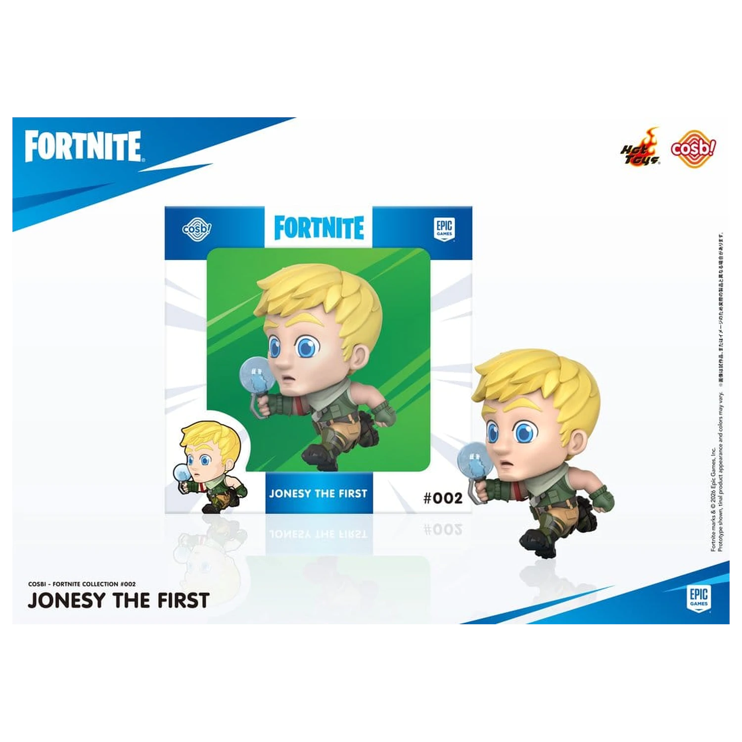 Fortnite Cosbi Mini figura Jonesy The First 8 cm termékfotó