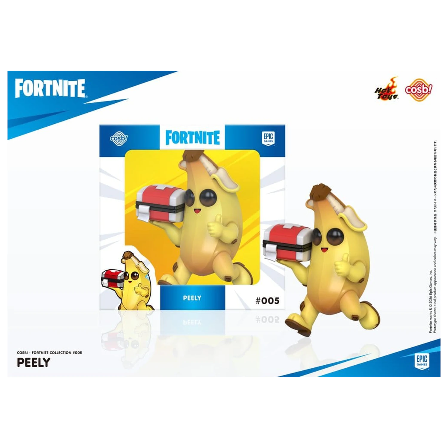 Fortnite Cosbi Mini figura Peely 8 cm termékfotó