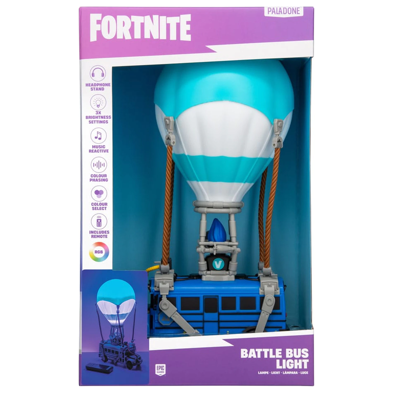 Fortnite Diorama lámpa Battle Bus termékfotó