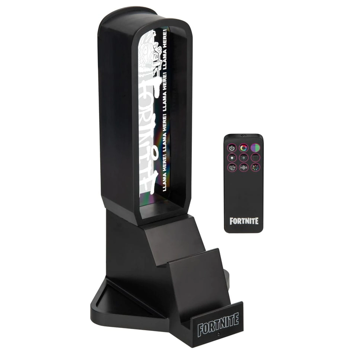 Fortnite fülhallgató- és telefontartó állvány fény effekttel 30 cm termékfotó