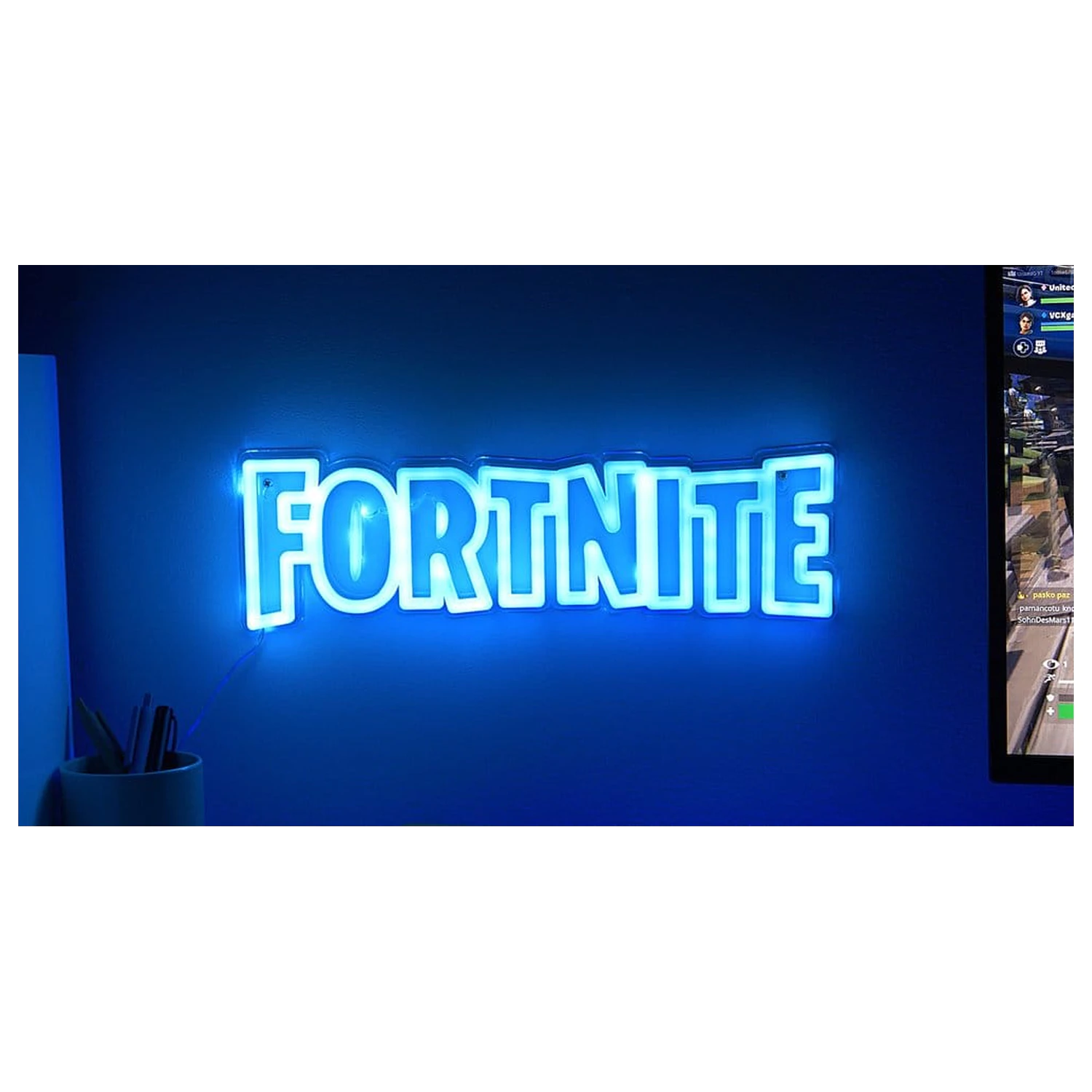 Fortnite Mountable LED Neon fali lámpa 40 cm termékfotó