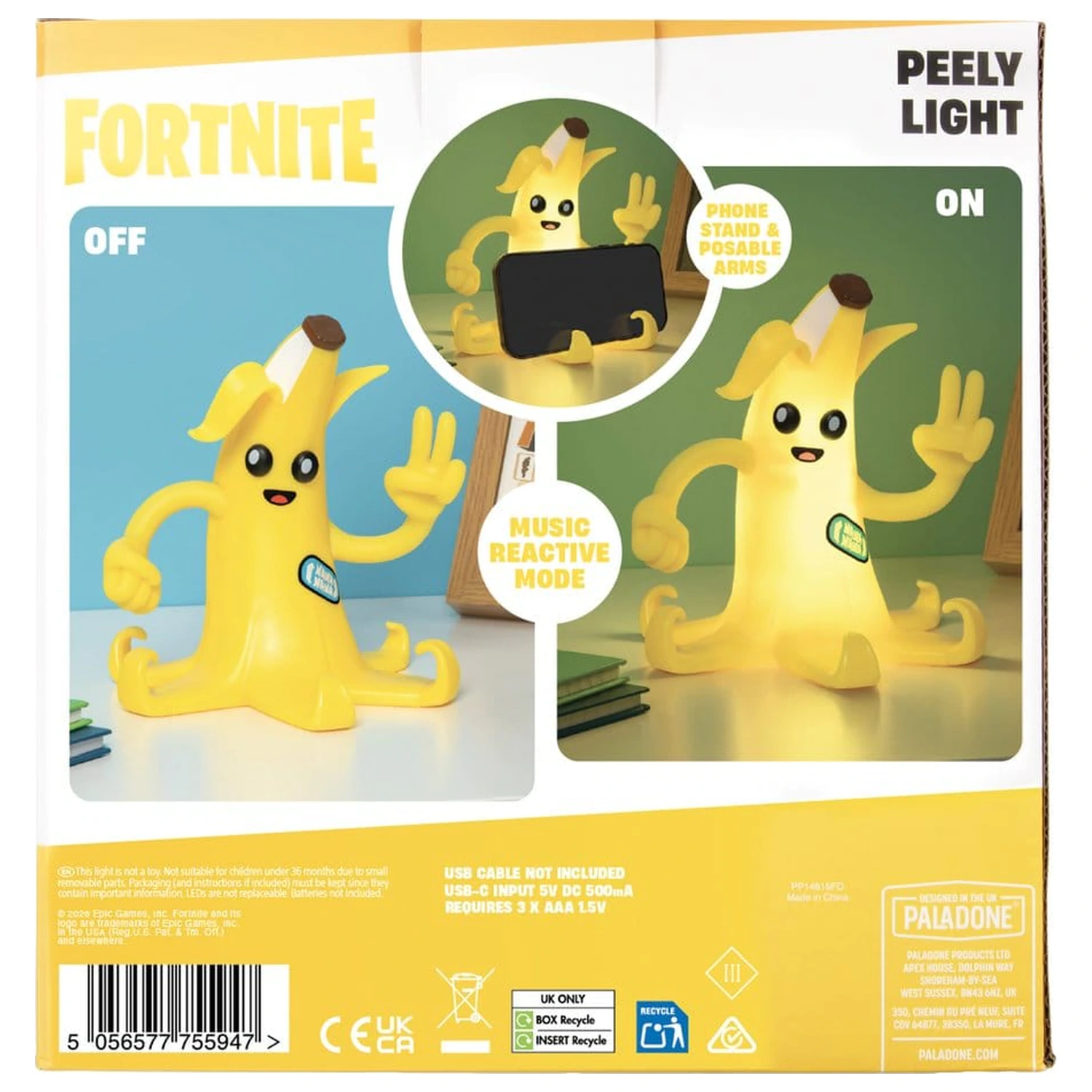 Fortnite Peely lámpa 20 cm termékfotó