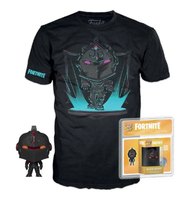 Fortnite Funko Pocket POP! &amp; Tee Box Black Knight figura és póló csomag termékfotó