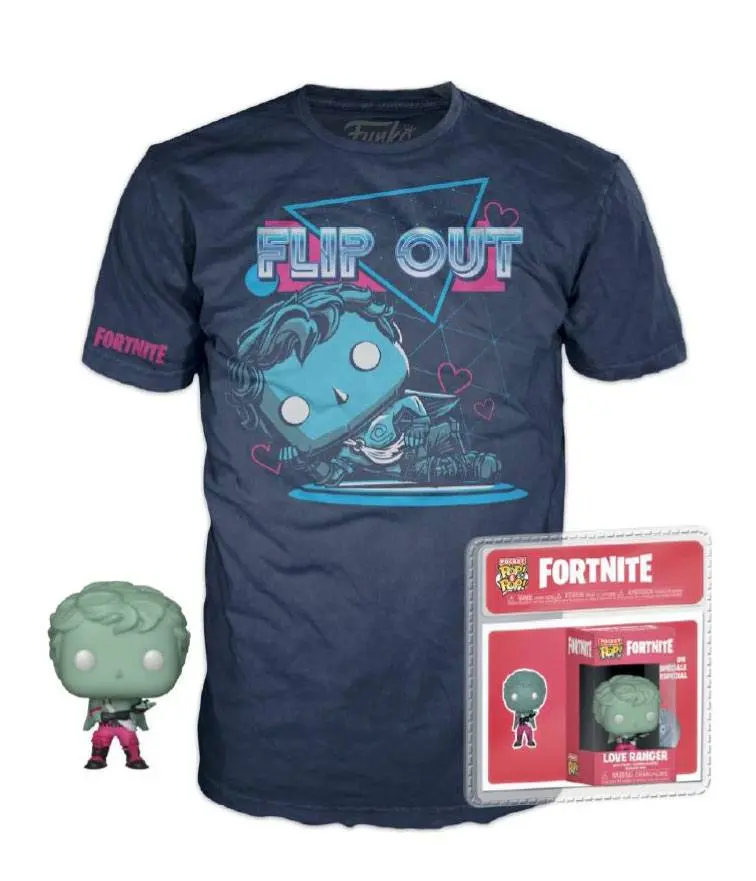 Fortnite Funko Pocket POP! &amp; Tee Box Love Ranger figura és póló csomag termékfotó