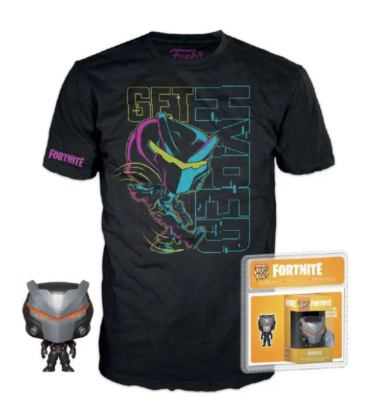 Fortnite Funko Pocket POP! &amp; Tee Box Omega figura és póló csomag termékfotó