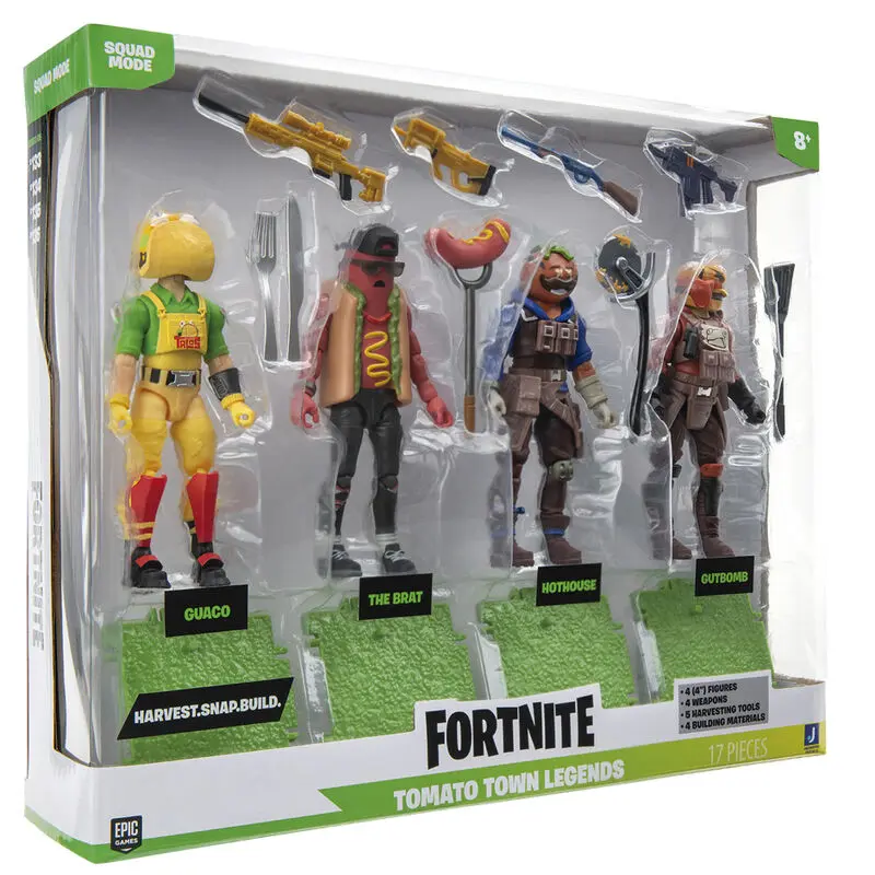 Fortnite Tomato Town Legends Squad Mode figurák 10cm termékfotó