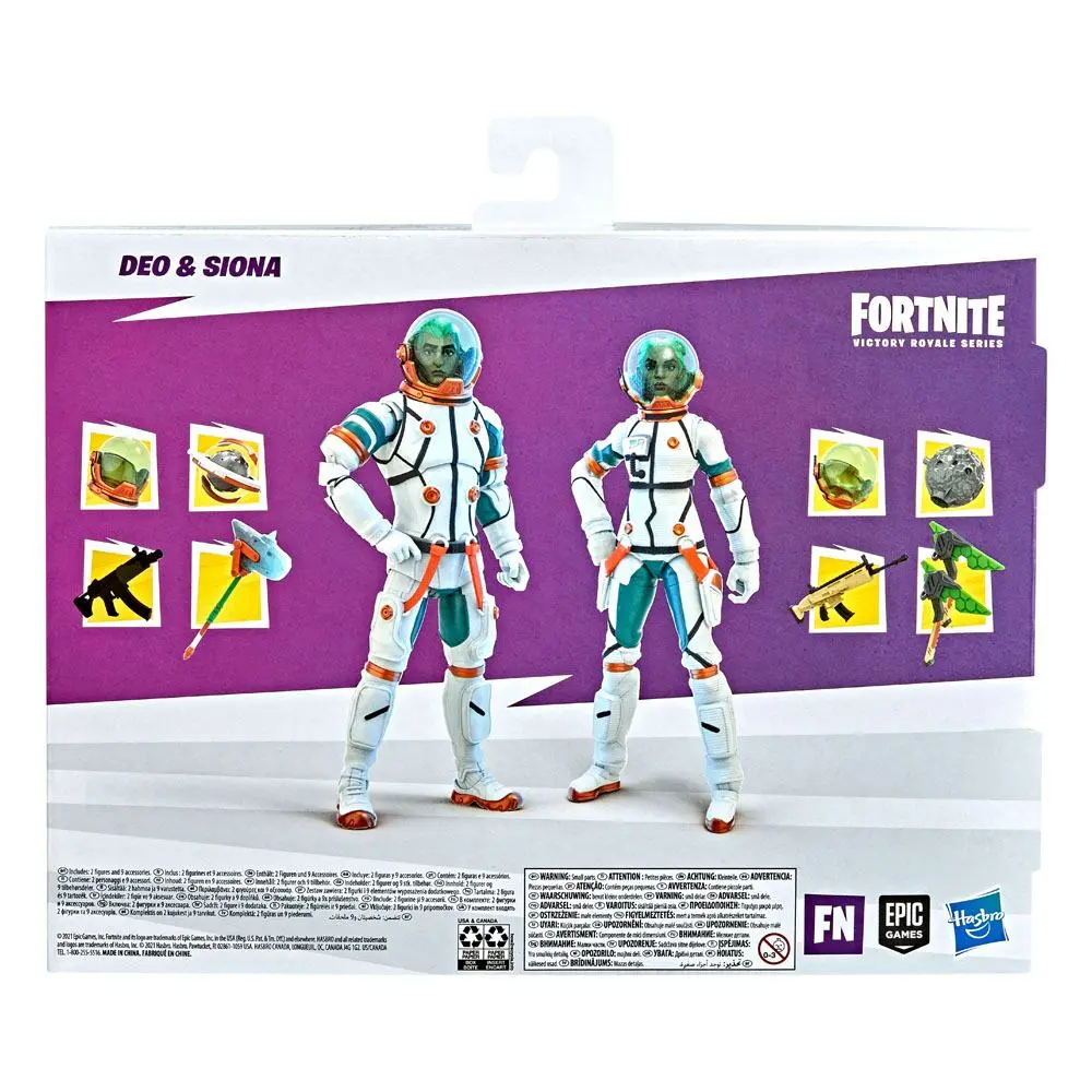 Fortnite Victory Royale Series 2022 Battle Royale Pack Deo &amp; Siona akciófigura 15 cm termékfotó
