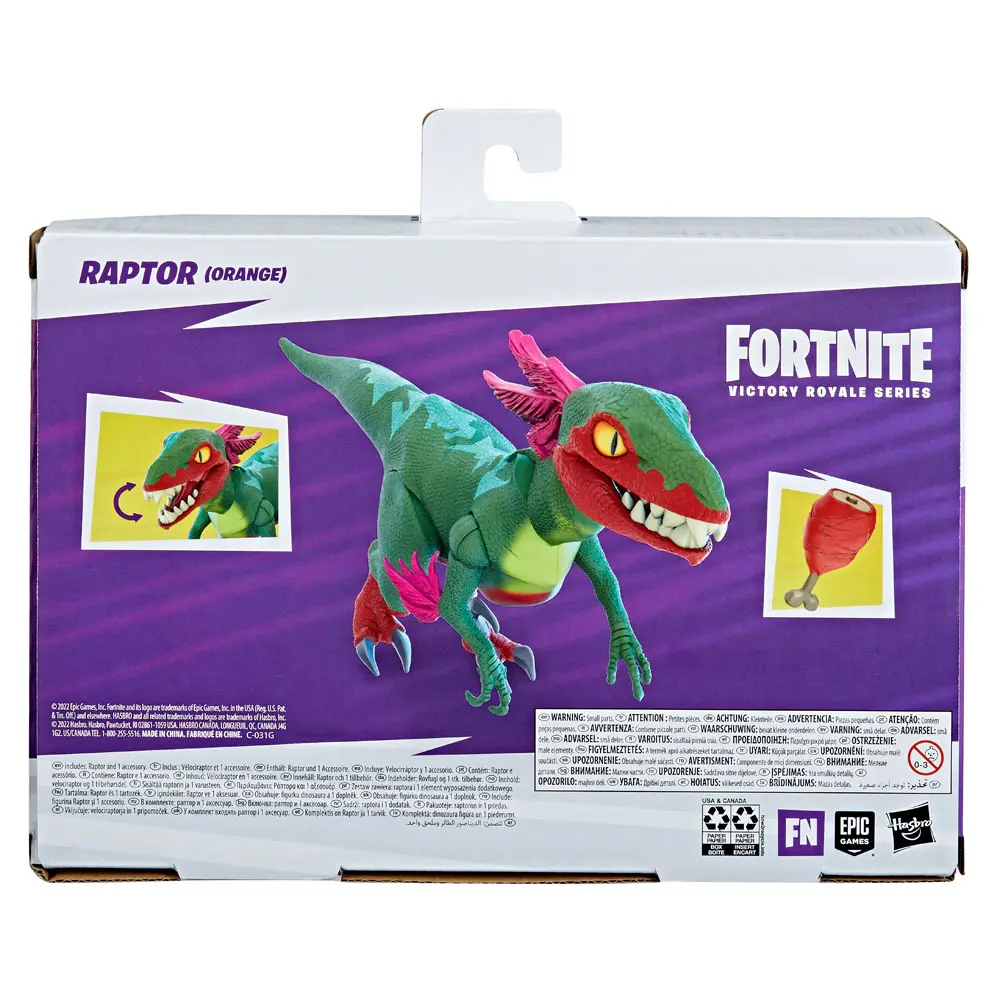 Fortnite Victory Royale Series akciófigura Raptor (Orange) 15 cm termékfotó