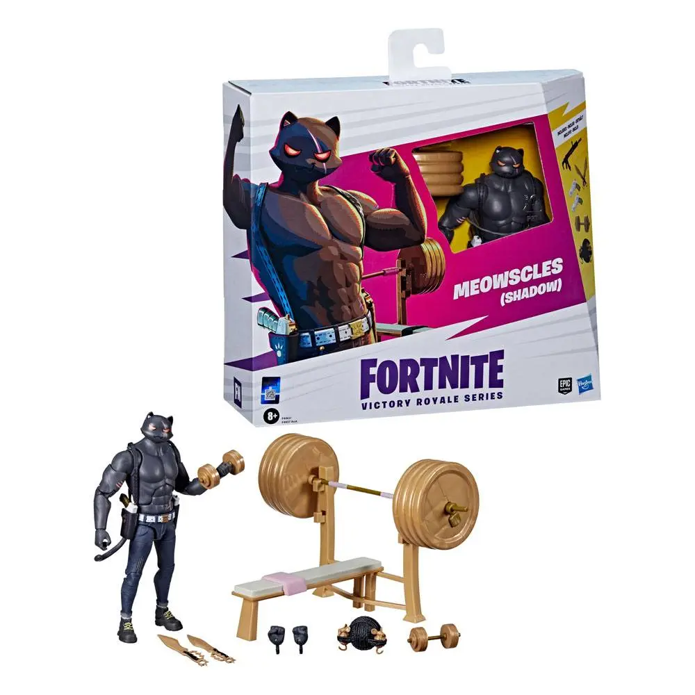 Fortnite Victory Royale Series Deluxe 2022 Meowscles (Shadow) akciófigura 15 cm termékfotó