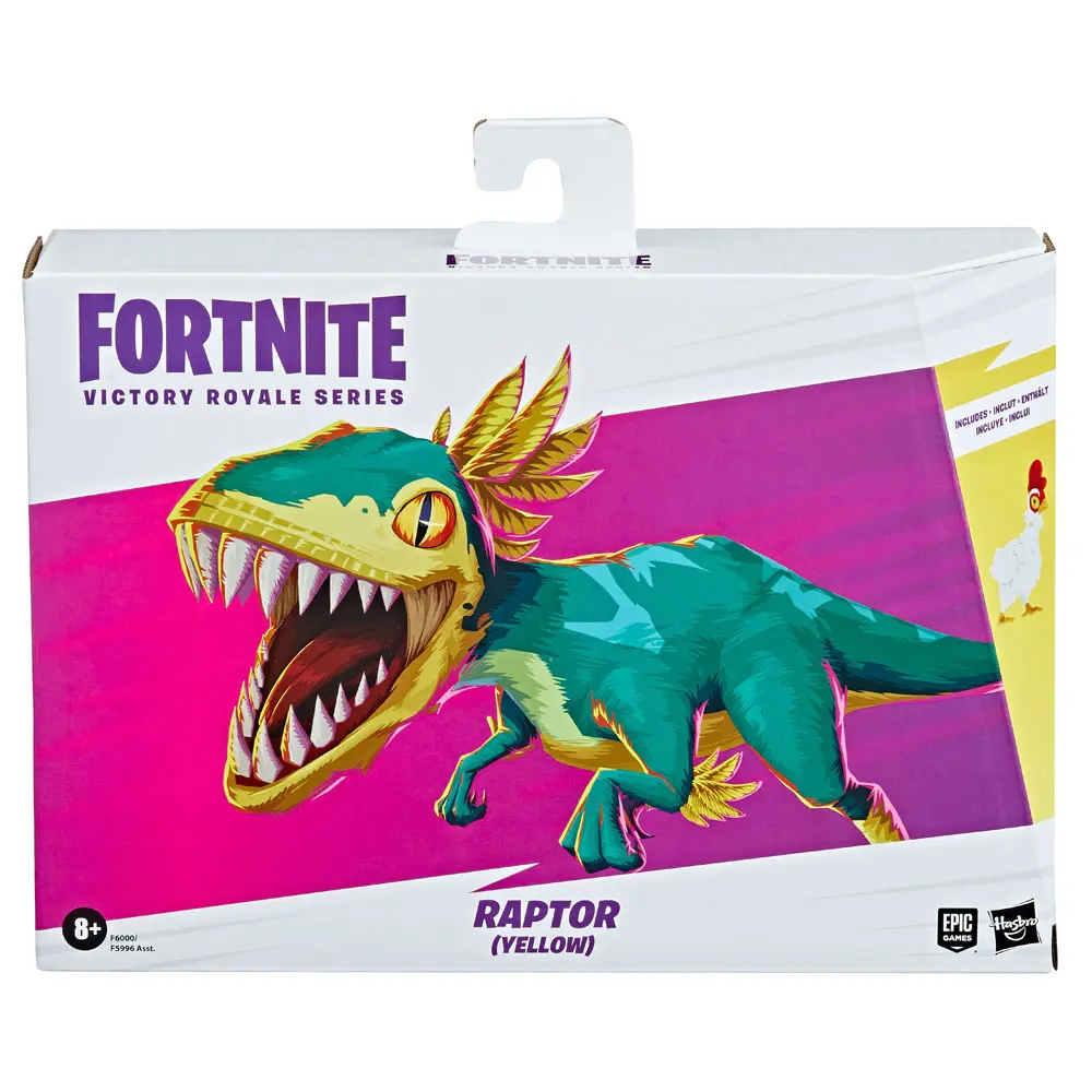 Fortnite Victory Royale Series Raptor (Yellow) akciófigura 15 cm termékfotó