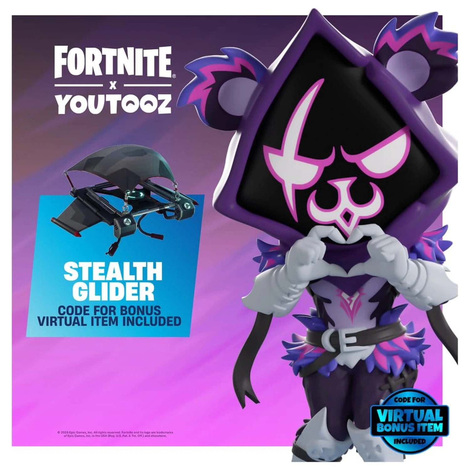 Fortnite Vinyl figura Raven Team Leader 12 cm        termékfotó
