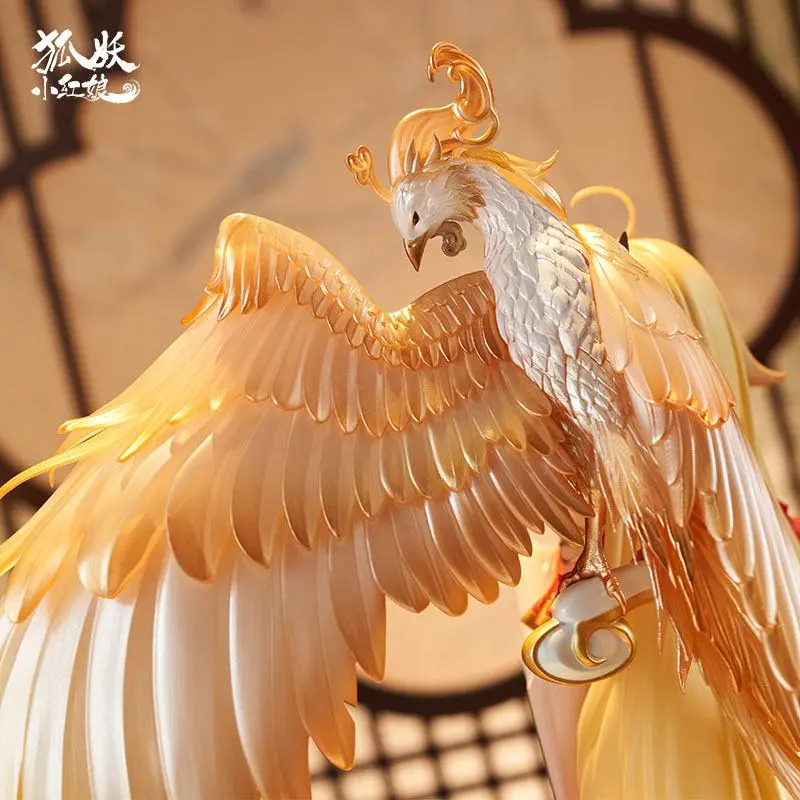Fox Spirit Matchmaker 1/7 Honghong Tushan Golden Feather Dress Ver. PVC szobor figura 27 cm termékfotó