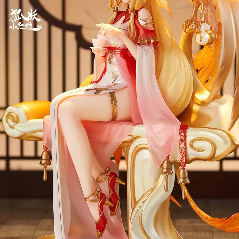 Fox Spirit Matchmaker 1/7 Honghong Tushan Golden Feather Dress Ver. PVC szobor figura 27 cm termékfotó