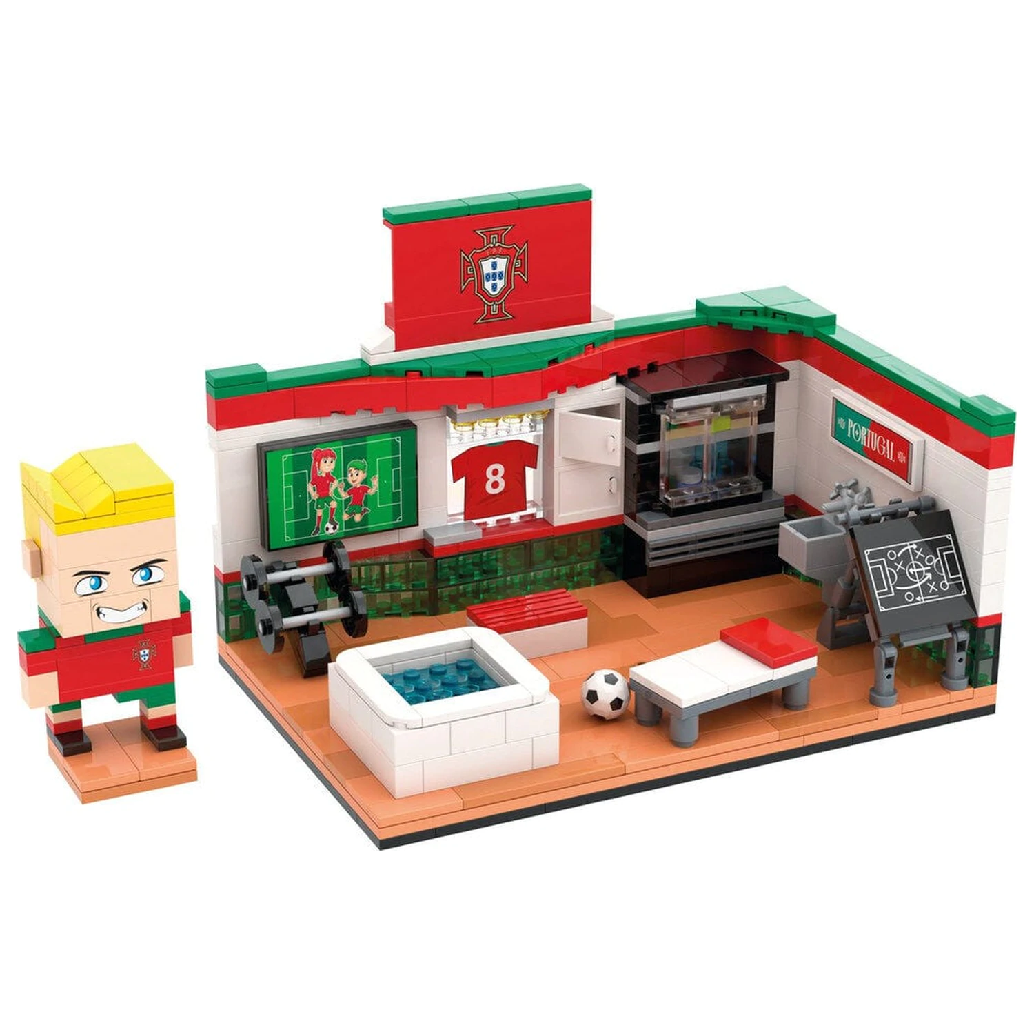 FPF locker room set with figure játékszett 462db-os termékfotó
