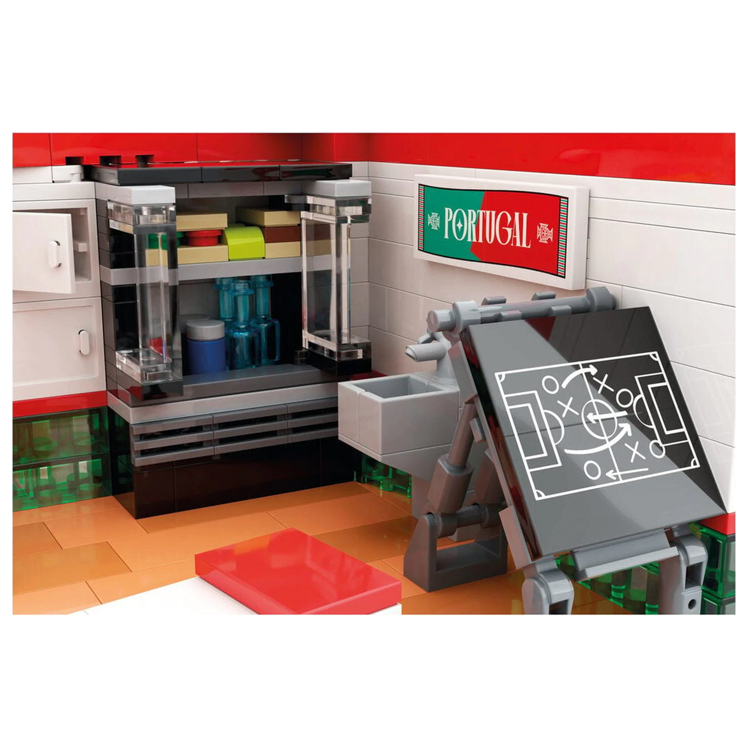FPF locker room set with figure játékszett 462db-os termékfotó