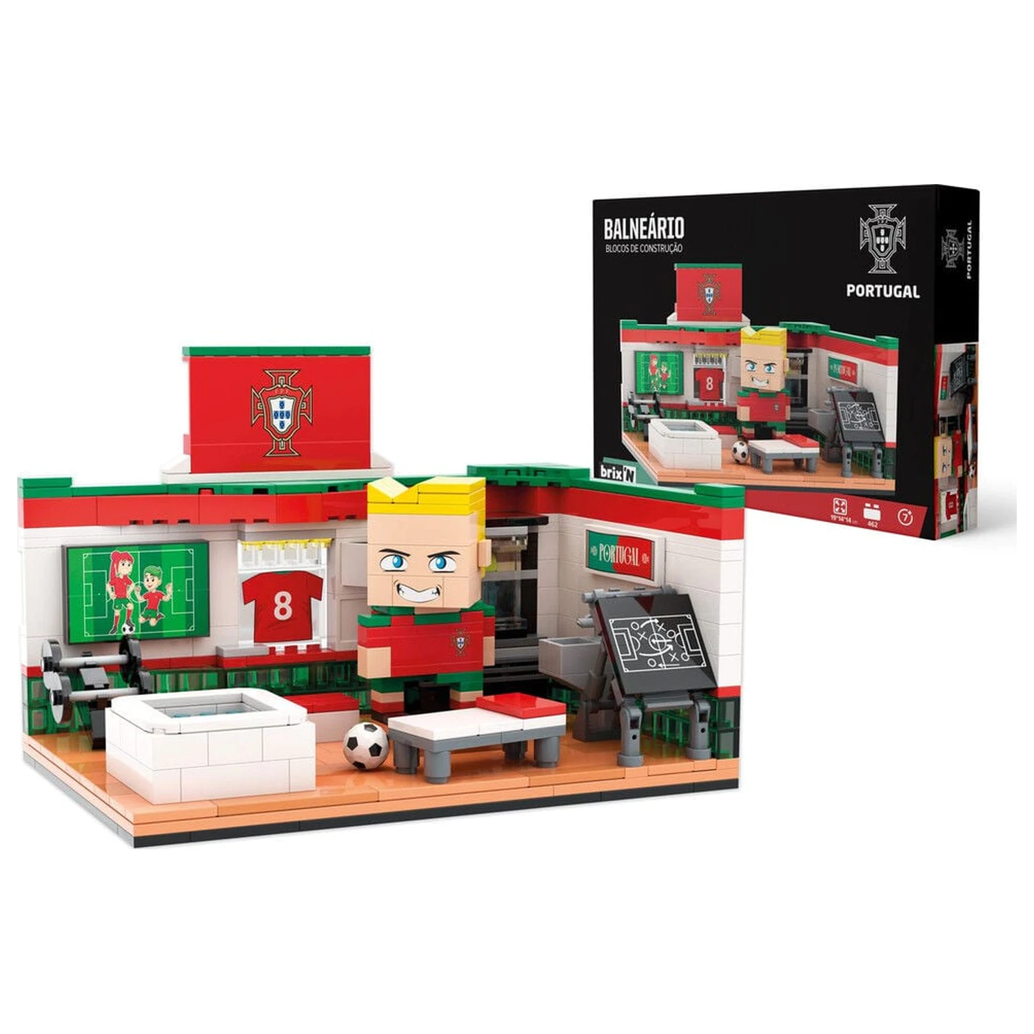 FPF locker room set with figure játékszett 462db-os termékfotó