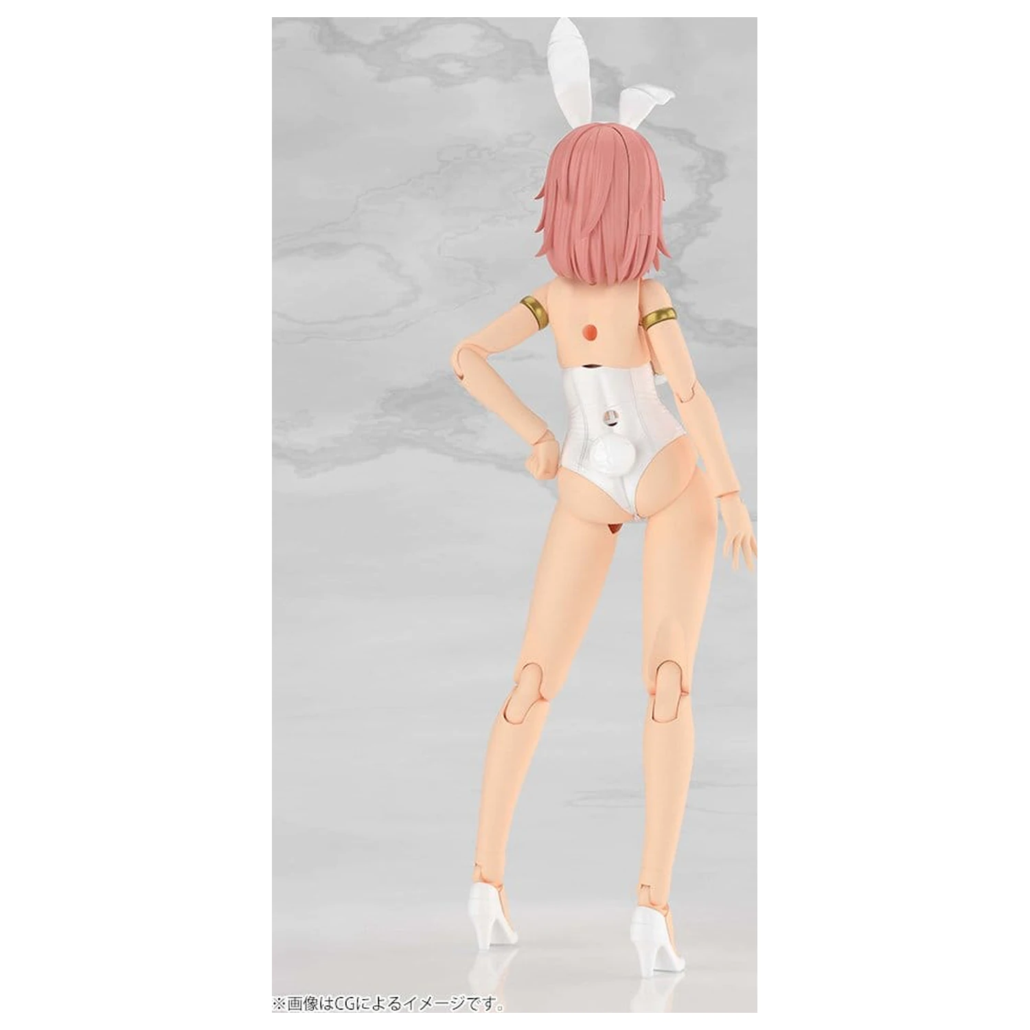 Frame Arms Girl Műanyag modell készlet Durga I Bunny Style White 18 cm termékfotó