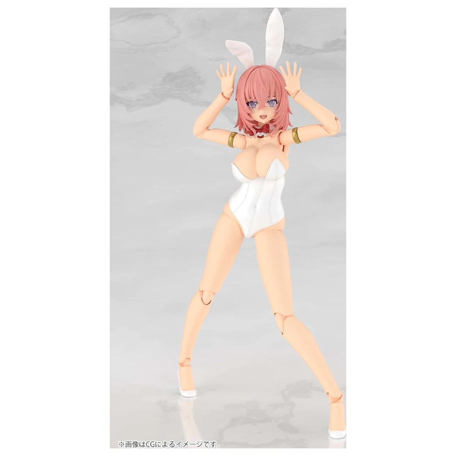 Frame Arms Girl Műanyag modell készlet Durga I Bunny Style White 18 cm termékfotó