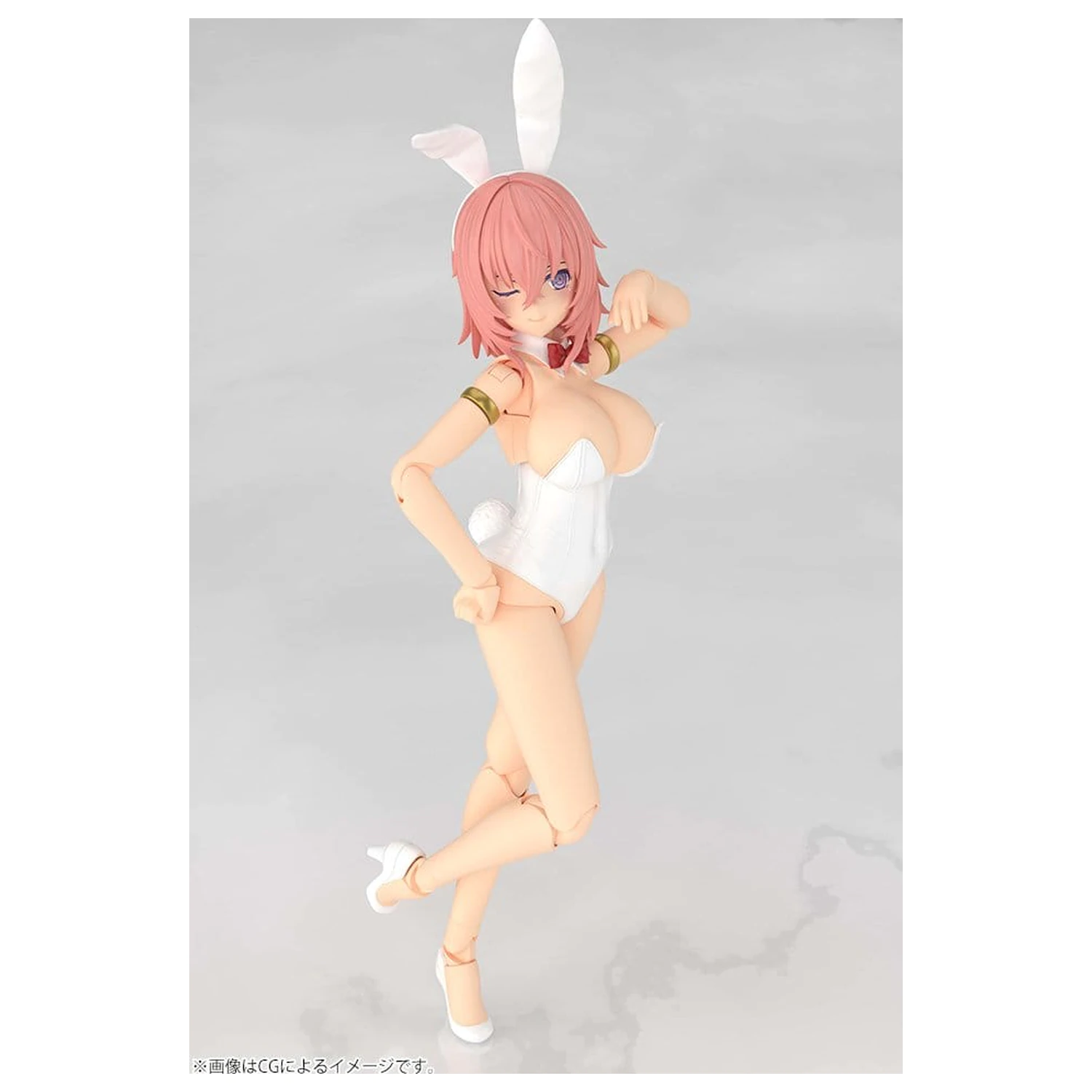 Frame Arms Girl Műanyag modell készlet Durga I Bunny Style White 18 cm termékfotó