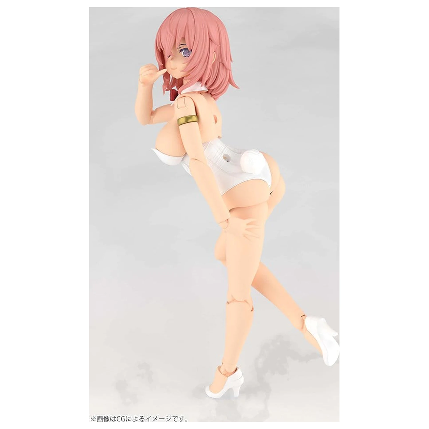 Frame Arms Girl Műanyag modell készlet Durga I Bunny Style White 18 cm termékfotó