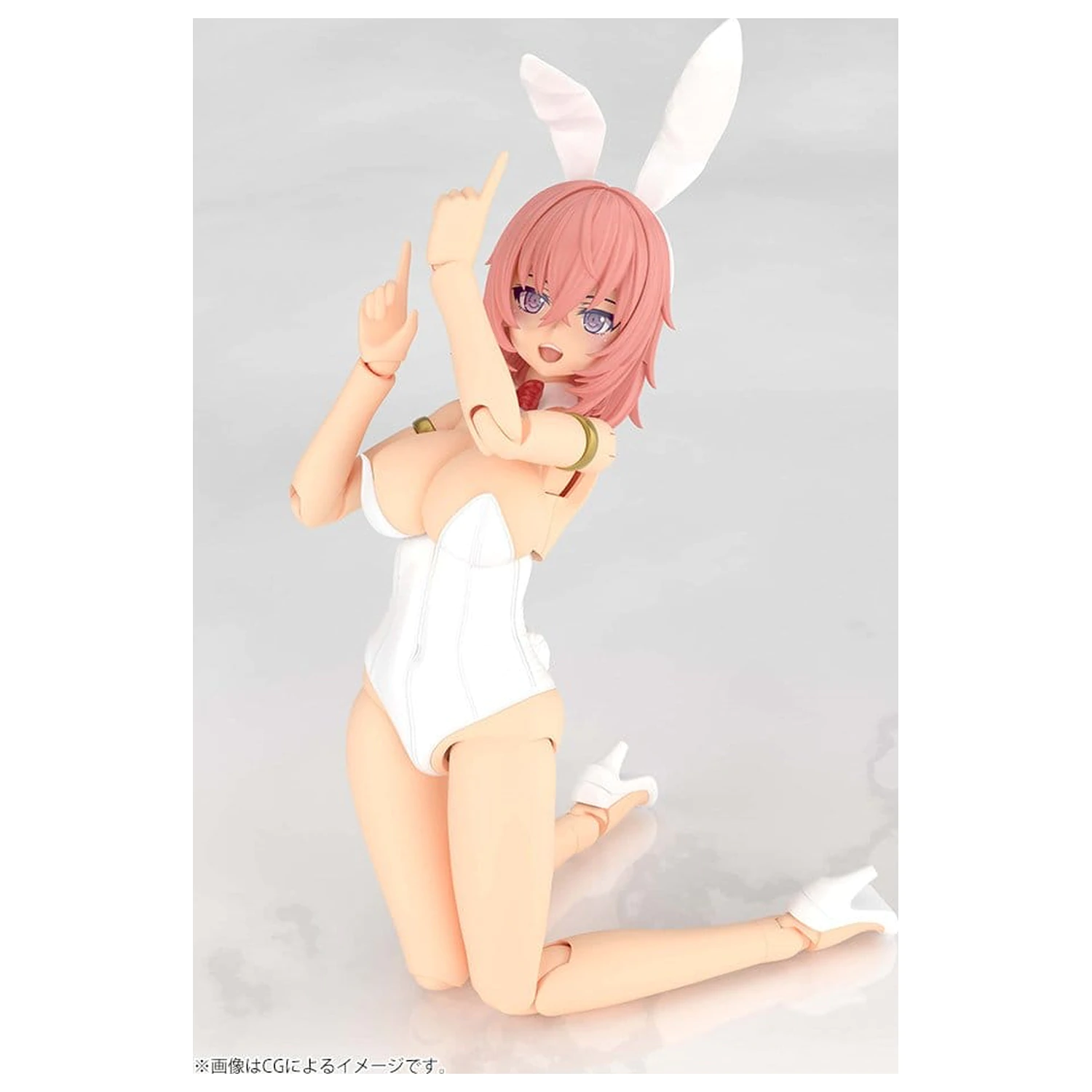 Frame Arms Girl Műanyag modell készlet Durga I Bunny Style White 18 cm termékfotó
