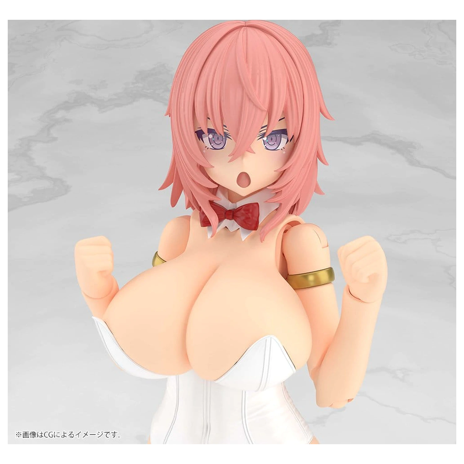 Frame Arms Girl Műanyag modell készlet Durga I Bunny Style White 18 cm termékfotó