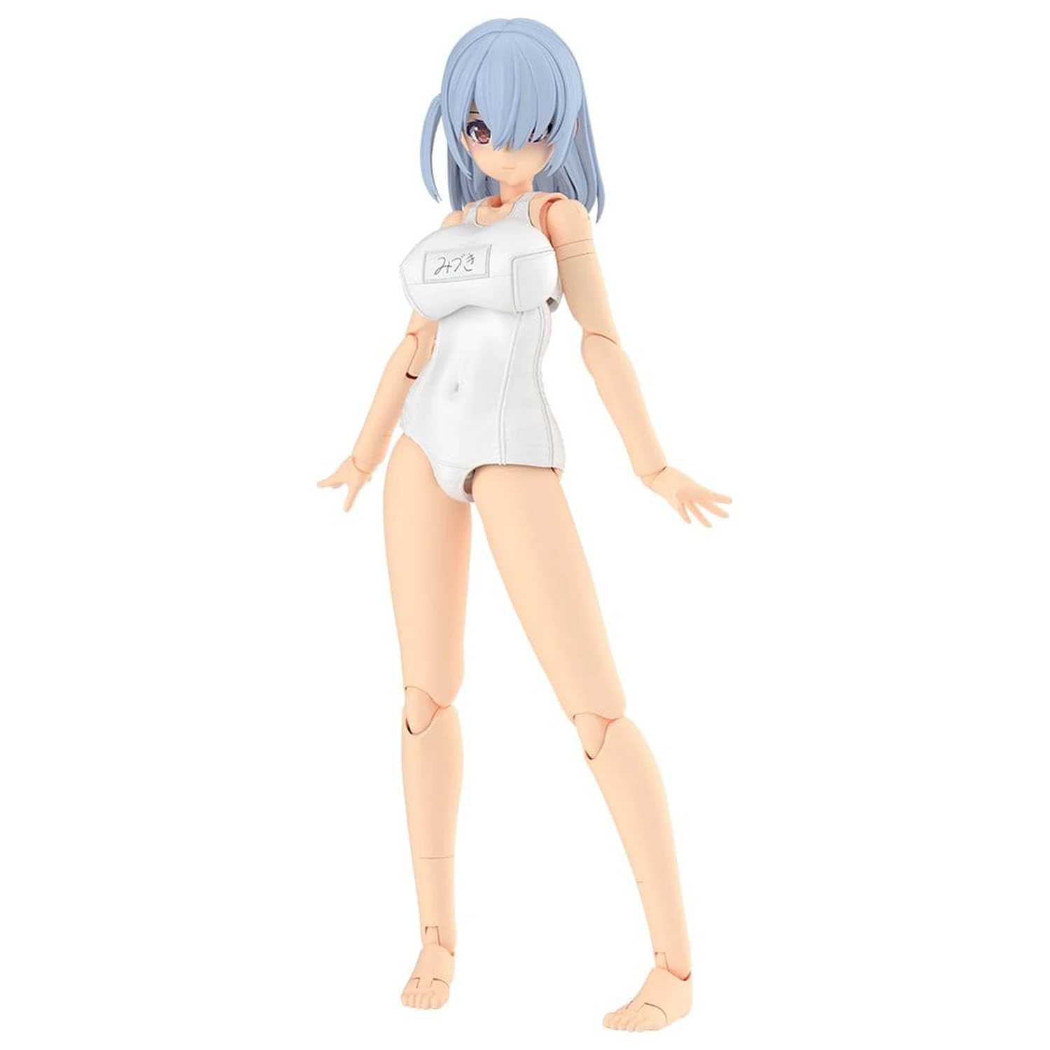 Frame Arms Girl Műanyag modell készlet Mizuki School Swimsuits White Ver. 16 cm termékfotó