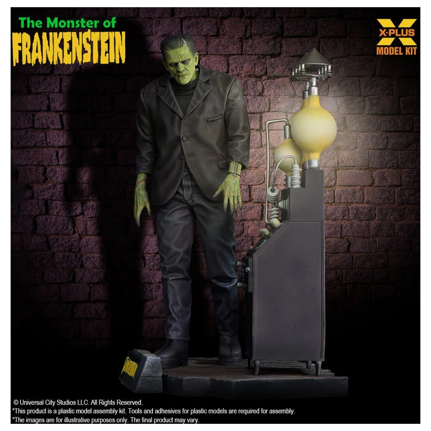Frankenstein 1/8 The Monster of Frankenstein Műanyag modell készlet 27 cm   termékfotó