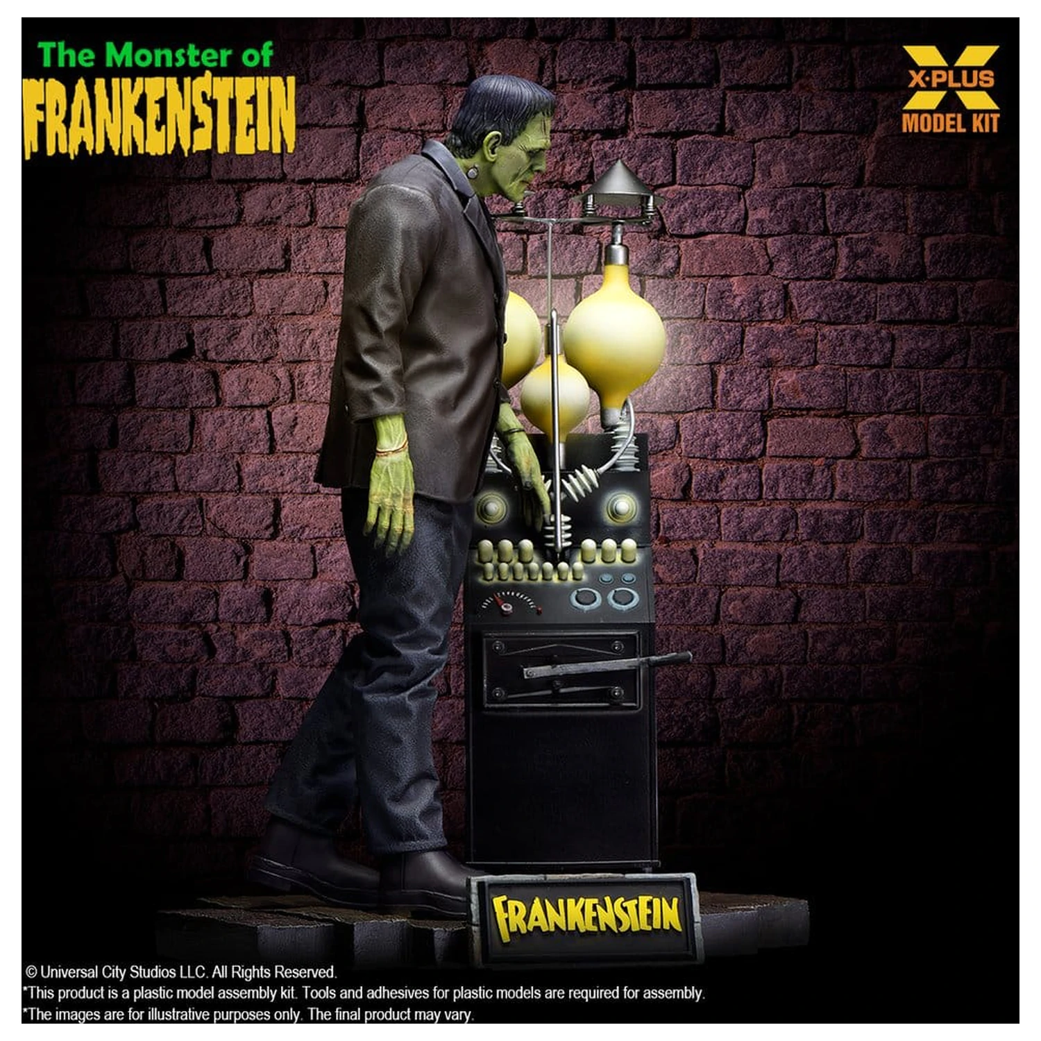 Frankenstein 1/8 The Monster of Frankenstein Műanyag modell készlet 27 cm   termékfotó