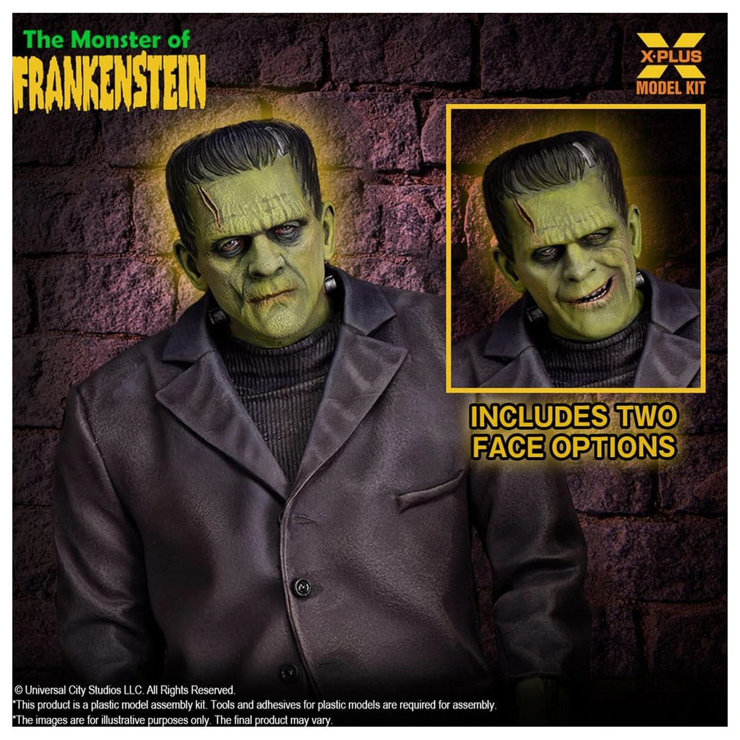 Frankenstein 1/8 The Monster of Frankenstein Műanyag modell készlet 27 cm   termékfotó